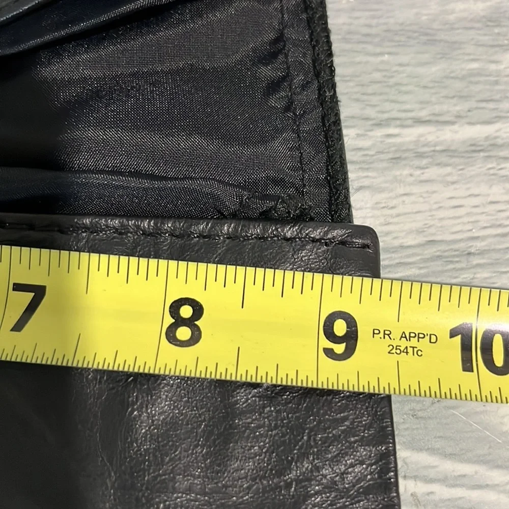 Eureca Vintage Black Leather Skirt High Waist Midi Pencil Skirt Size S/M - Picture 14 of 14